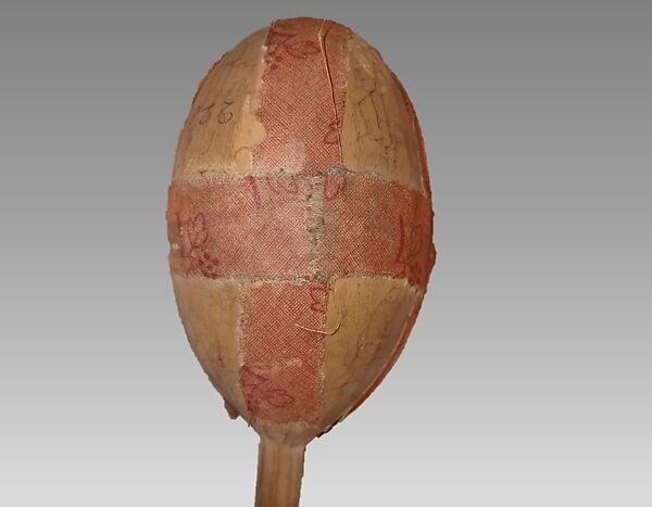 Rattle, Wood, ribbon, Native American (Northwest Coast)