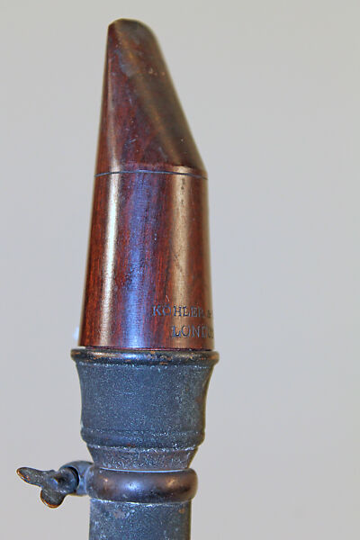 Clarinet in C (?), Köhler &amp; Son, rosewood, brass, British