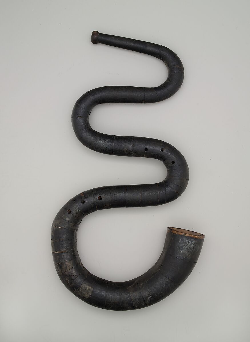 Serpent, Wood, leather, possibly Italian 