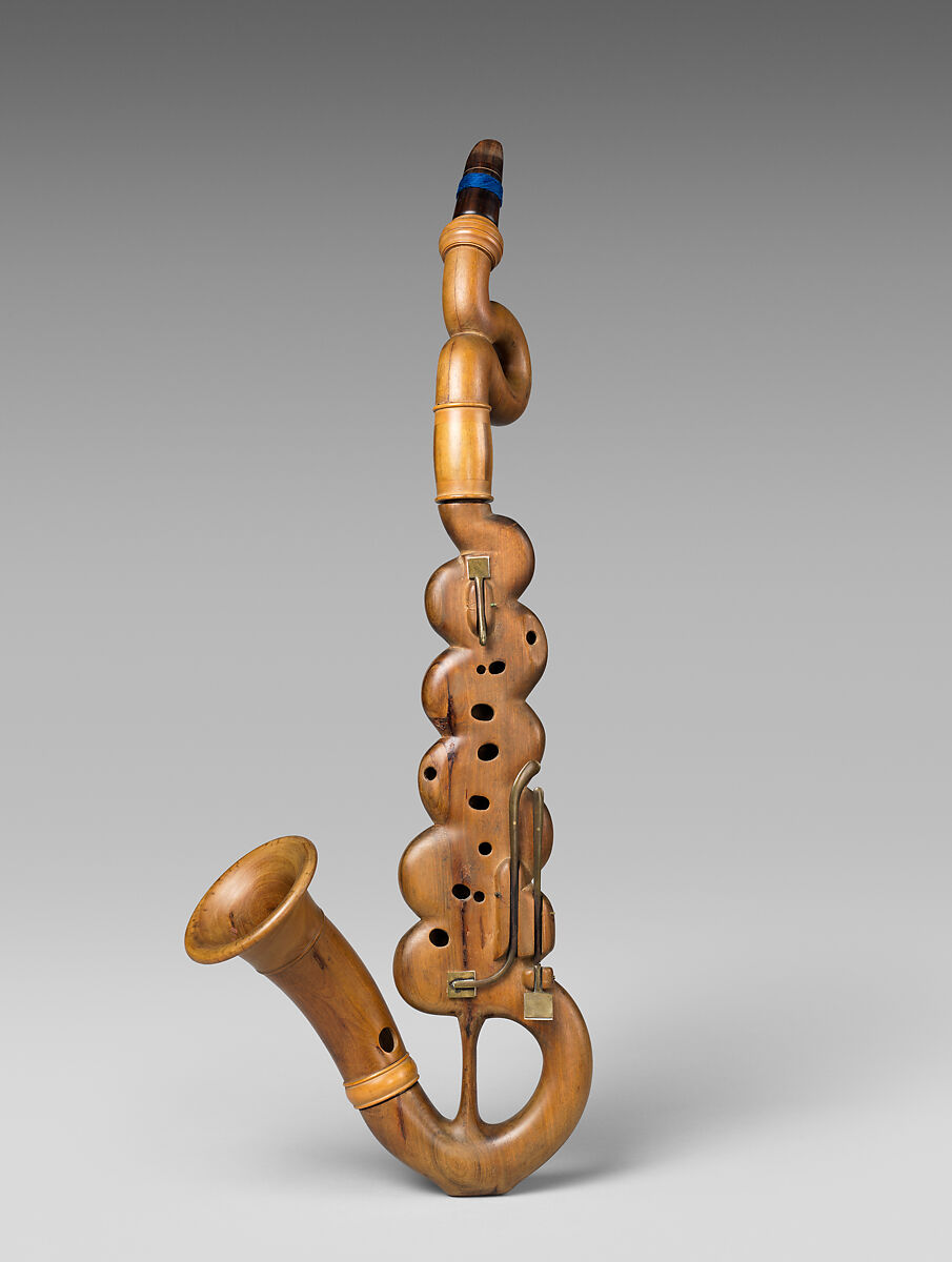 Bass Clarinet in C, Nicola Papalini  Italian, Olive wood, brass, Italian