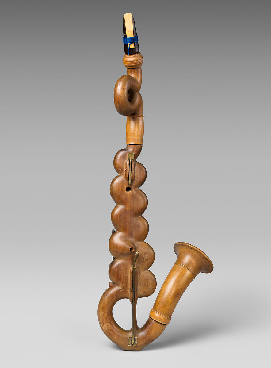 Bass Clarinet in C, Nicola Papalini, Olive wood, brass, Italian