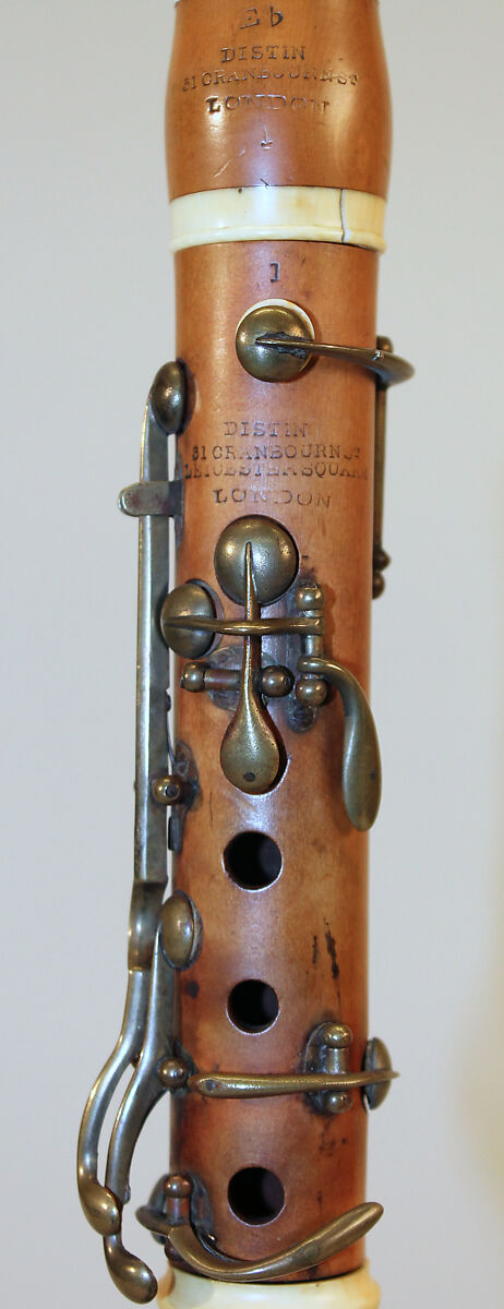 Sopranino Clarinet in E-flat, Henry Distin Mfg. Co., Wood, ivory, string, brass, British