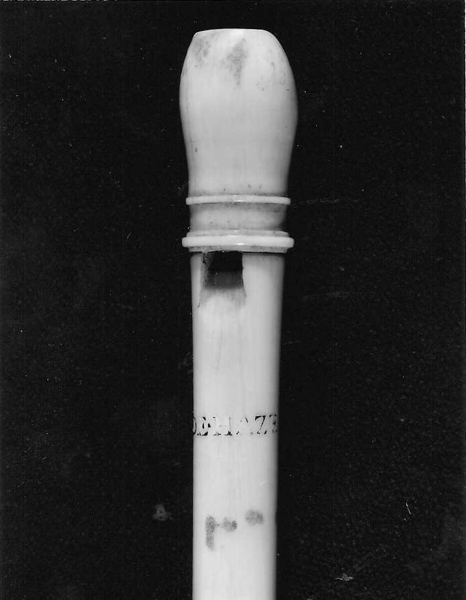 Flageolet in G, De Haze?, Ivory, Dutch or Belgian