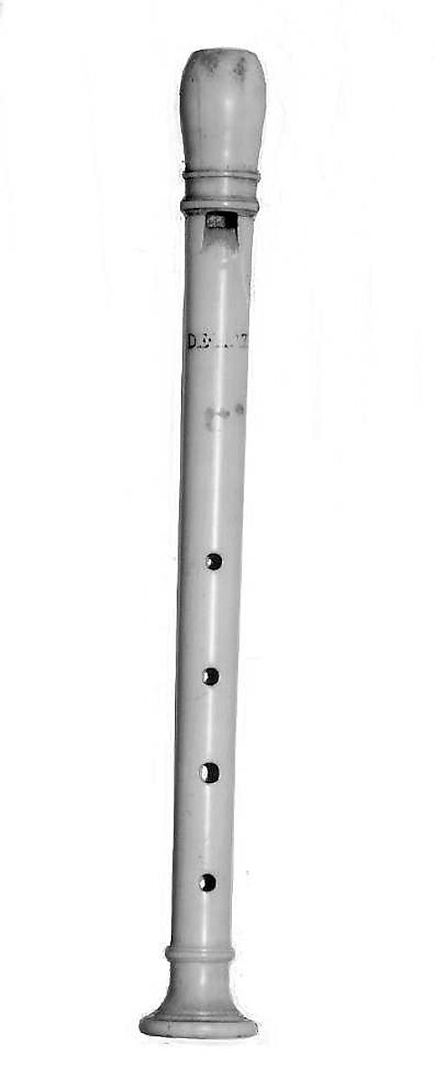 Flageolet in G, De Haze?, Ivory, Dutch or Belgian