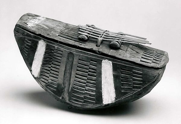 Sanze, Wood, metal, pigment, Gabonese