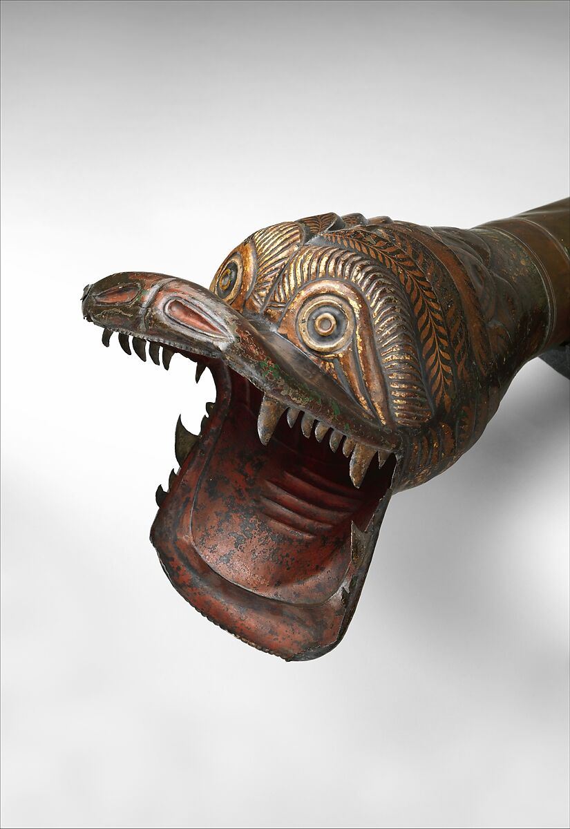 Bass Ophicleide in B-flat, Brass, European