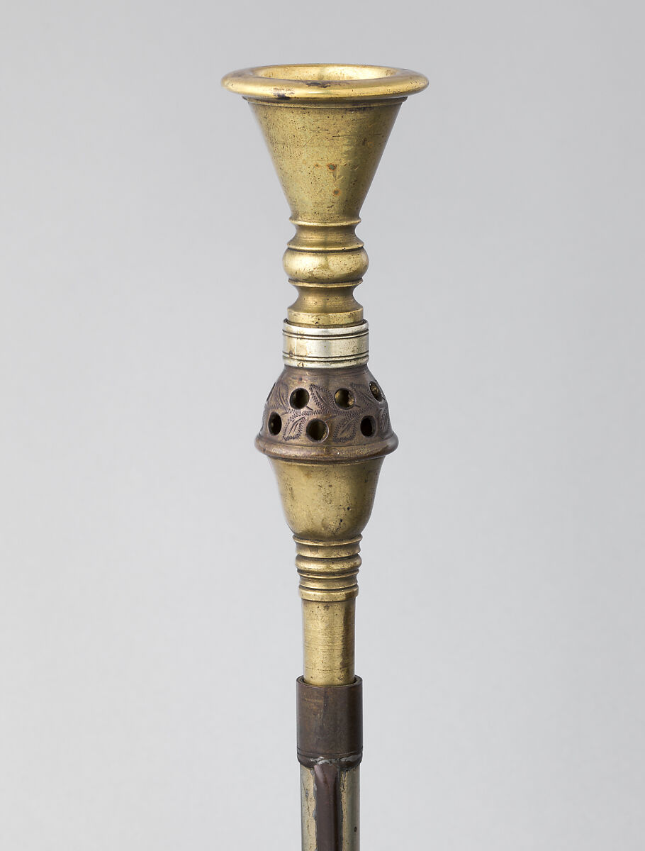 Clavicorno fagotto (brass bassoon) in B-flat, Brass, nickel-silver, Italian