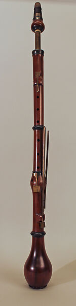 Clarinet d'Amore in G, Fruitwood, brass, various materials, European 