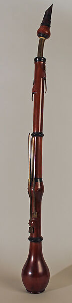 Clarinet d'Amore in G, Fruitwood, brass, various materials, European