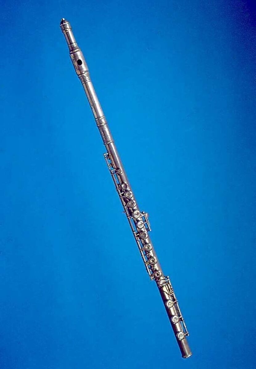 Flute, Alfred G. Badger (American, Connecticut 1814/15–1892 Brooklyn, New York), Silver, American 