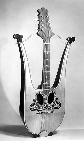 Mandolira, Nicòla Turturro (American, Bitonto, Italy 1872–1953 New York), Spruce, mahogany, rosewood, tortoiseshell, metal, various materials, American