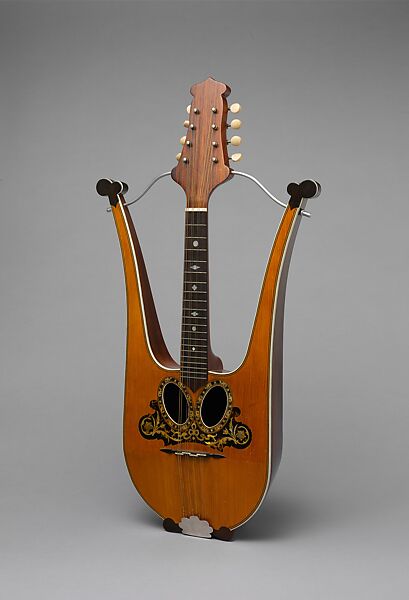 Mandolira, Nicòla Turturro (American, Bitonto, Italy 1872–1953 New York), Spruce, mahogany, rosewood, tortoiseshell, metal, various materials, American 