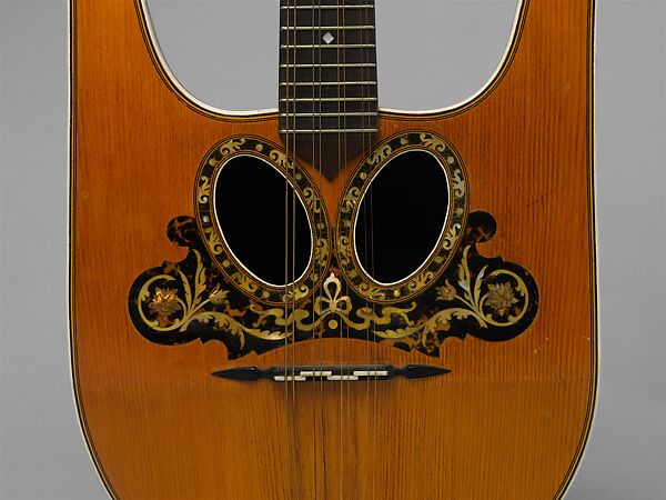 Mandolira, Nicòla Turturro (American, Bitonto, Italy 1872–1953 New York), Spruce, mahogany, rosewood, tortoiseshell, metal, various materials, American