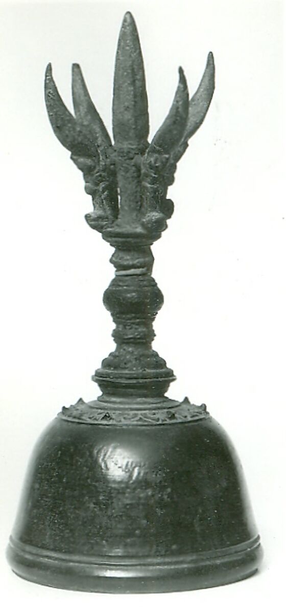 Gheṇṭa (prayer bell), Cast bronze, Javanese 