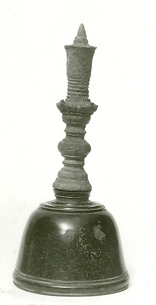 Gheṇṭa (prayer bell), Cast bronze, Javanese 