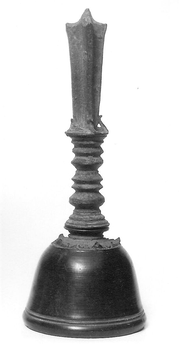 Gheṇṭa (prayer bell), Cast bronze, Javanese 