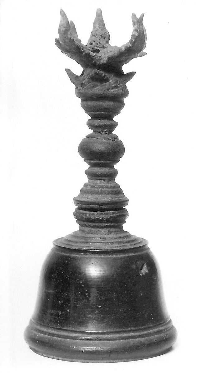 Gheṇṭa (prayer bell), Cast bronze, Javanese 