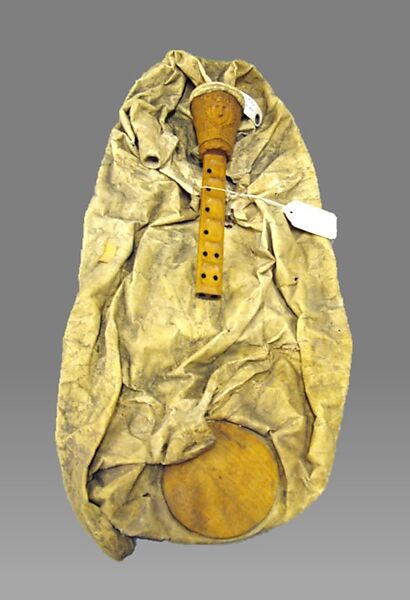 Diple sa mješinom, Ante Delas, Wood, skin, Croatian