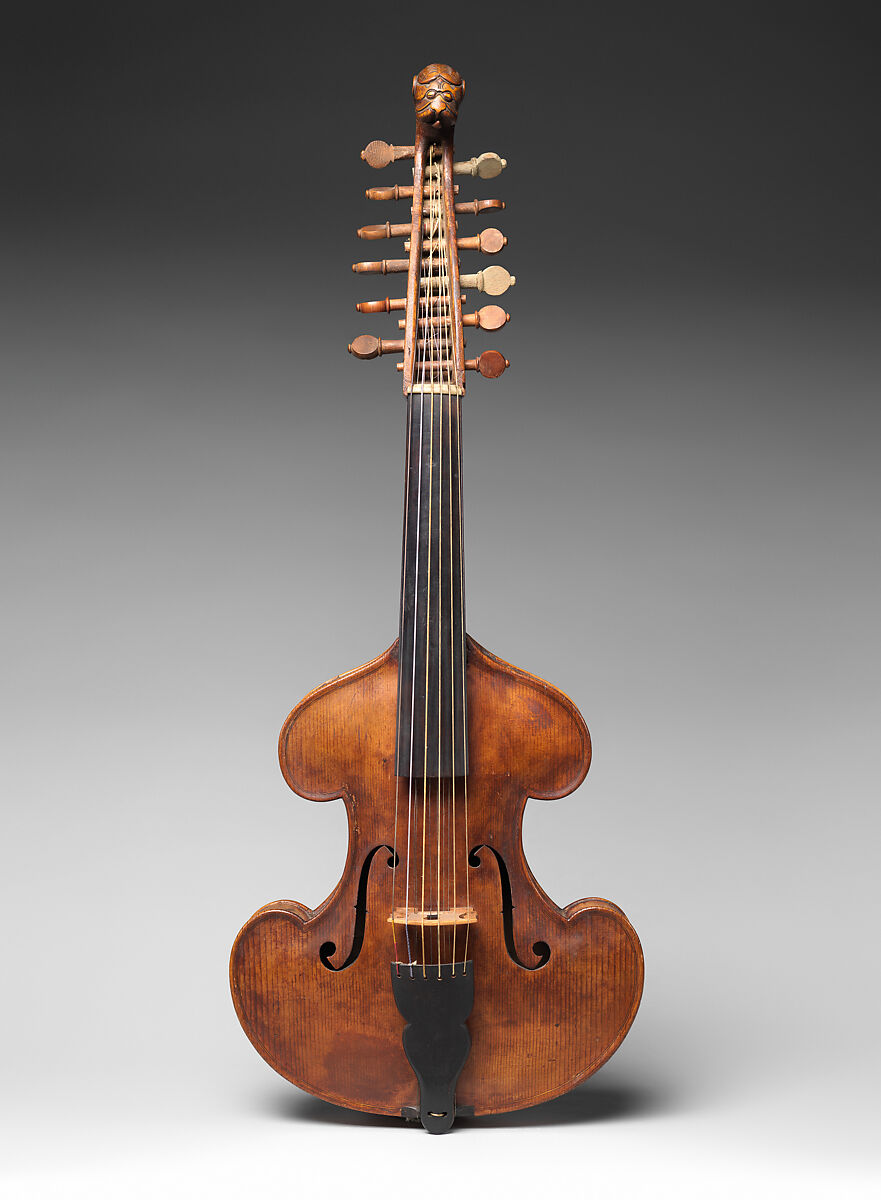 Viola d'Amore, Wood, German 