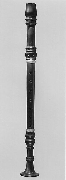 Alto Recorder, wood, antler, bone or horn, European 