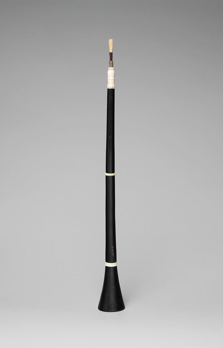 Oboe in D, Ebony, ivory, possibly Austrian