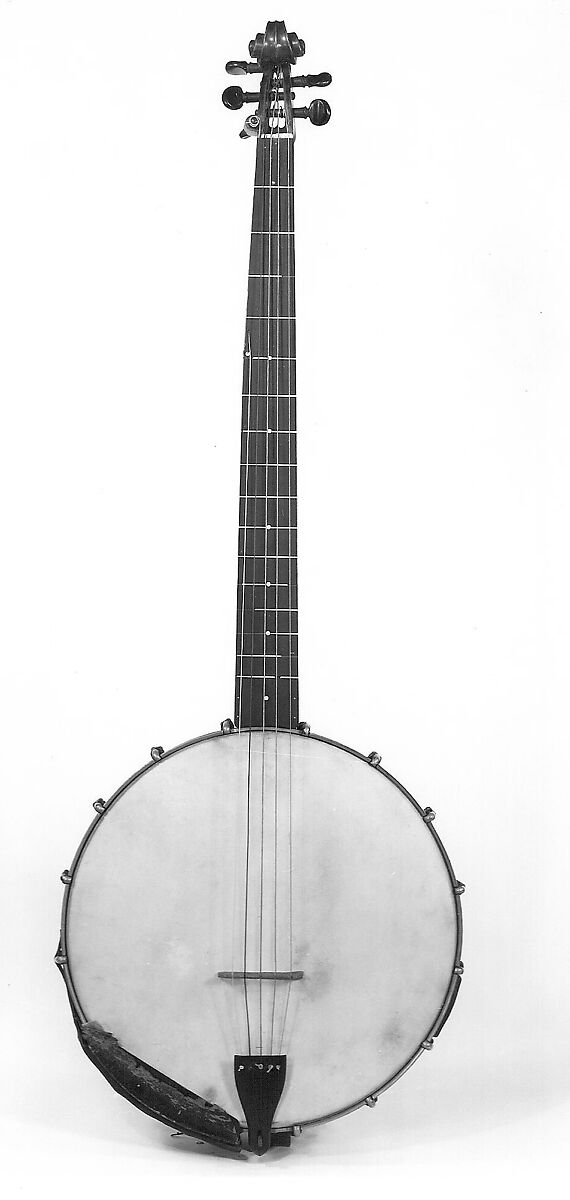 Banjo, Hercules McCord (American, St. Louis 1855–1890 St. Louis), Metal, wood, American