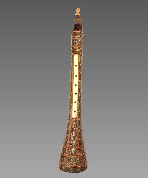 Sorna, wood, bone, metal, Iranian (Persian)