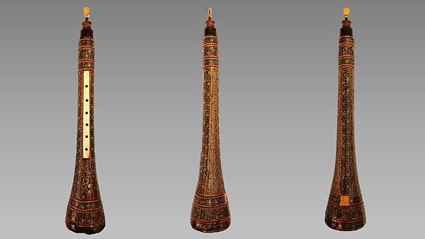 Sorna, wood, bone, metal, Iranian (Persian)