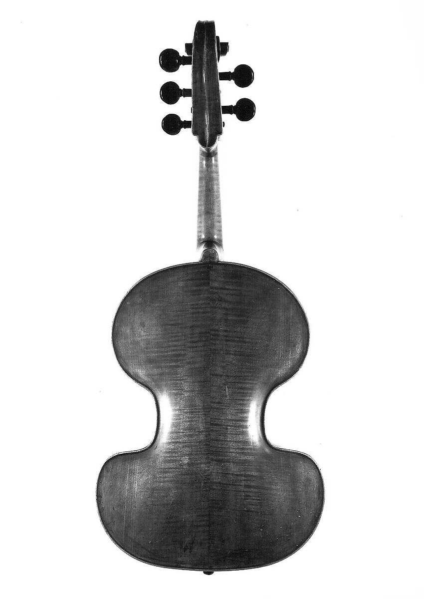 Viola Pomposa, Josef Klee (German, active Leitmertz, Bohemia 1856–1893), Wood, Bohemian