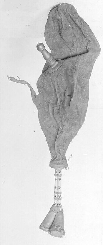 Zuqqara, Cane, wood, goatskin, leather, Egyptian