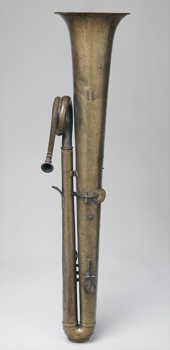 Tenor (Alto) Ophicleide in E-flat, Attributed to Charles Joseph Sax (Belgian, Dinant, Belgium 1790–1865 Paris), Brass, Belgian