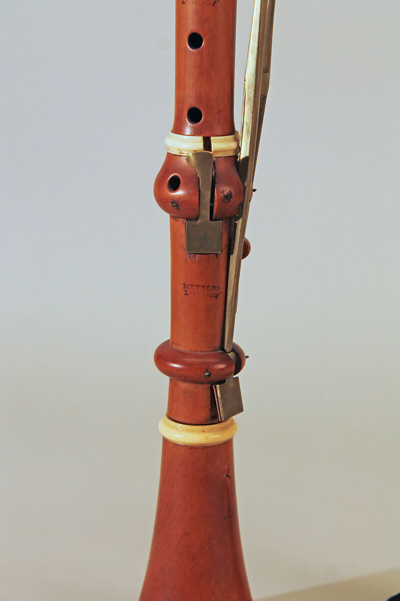 Clarinet, Valentine Metzler (German, Bingen am Rhein, d. 1833, London), Boxwood, ivory, British
