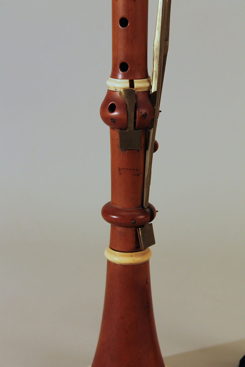 Clarinet, Valentine Metzler (German, Bingen am Rhein, d. 1833, London), Boxwood, ivory, British
