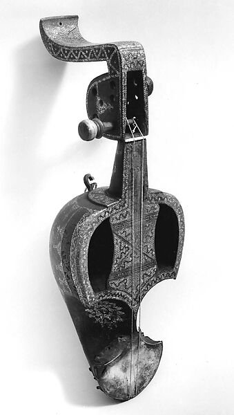 Sārindā, teak wood, hide, Afghan