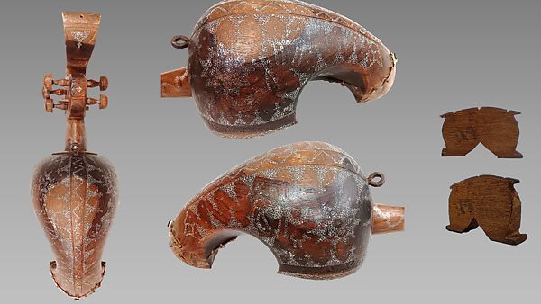 Sārindā, teak wood, hide, Afghan