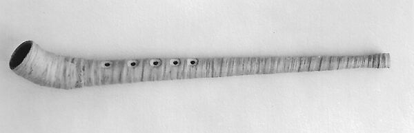 Paimentorvea (herder's horn), Teppo Repo (Finnish, Soikkola, Russian West Ingria 1886–1962 Helsinki, Finland), wood, horn, Finnish 