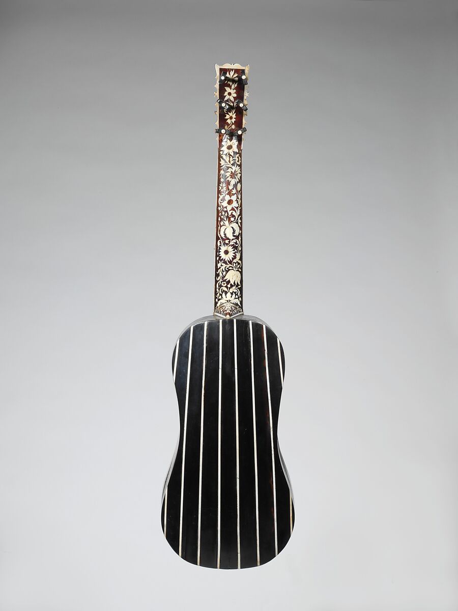 Guitar, Joachim Tielke (German, 1641–1719), Wood, ivory, ebony, German 