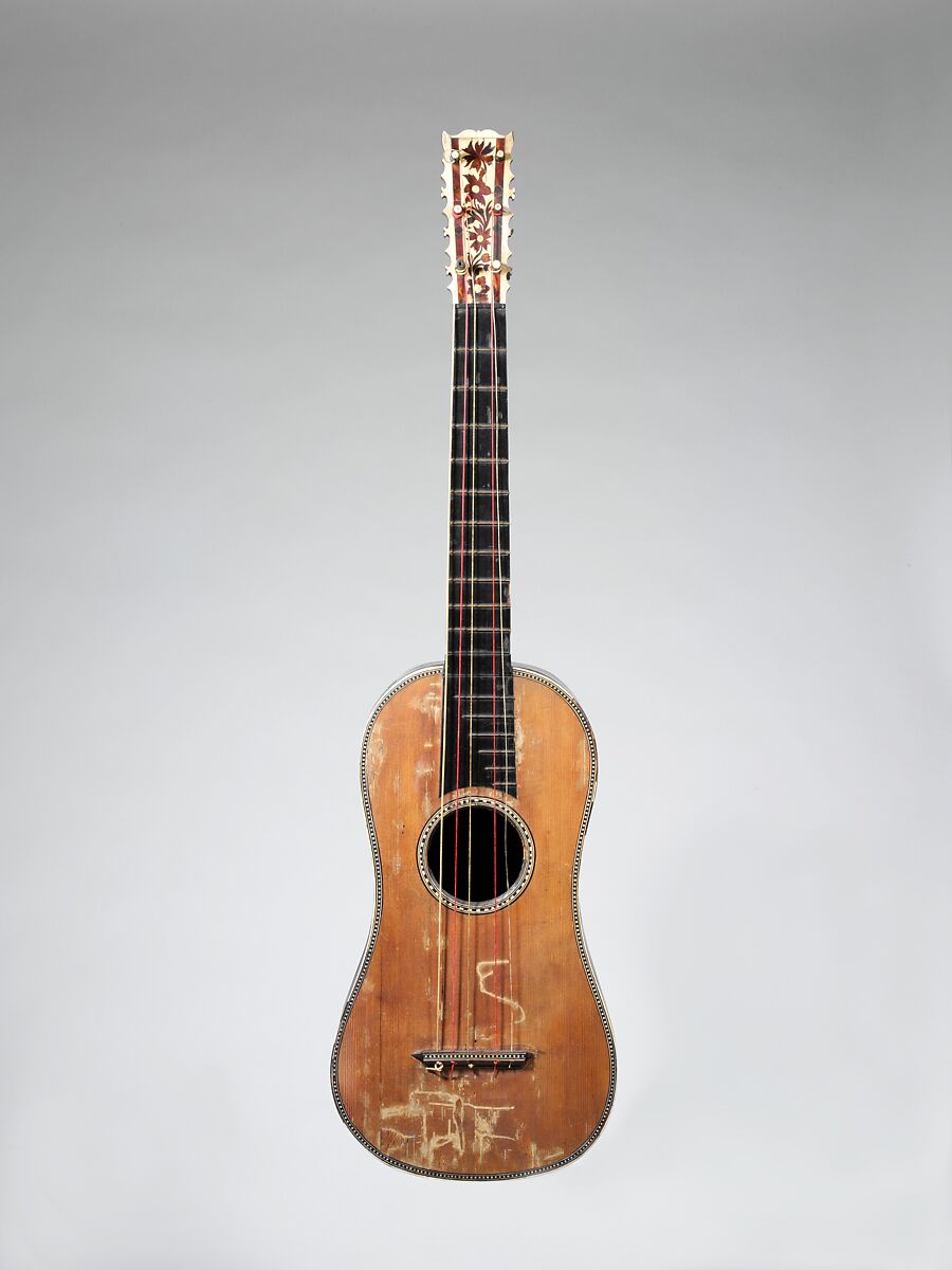 Guitar, Joachim Tielke (German, 1641–1719), Wood, ivory, ebony, German