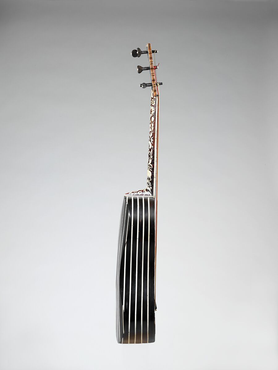 Guitar, Joachim Tielke (German, 1641–1719), Wood, ivory, ebony, German