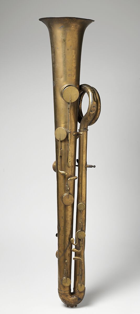 Bass Ophicleide, Brass, German or French 