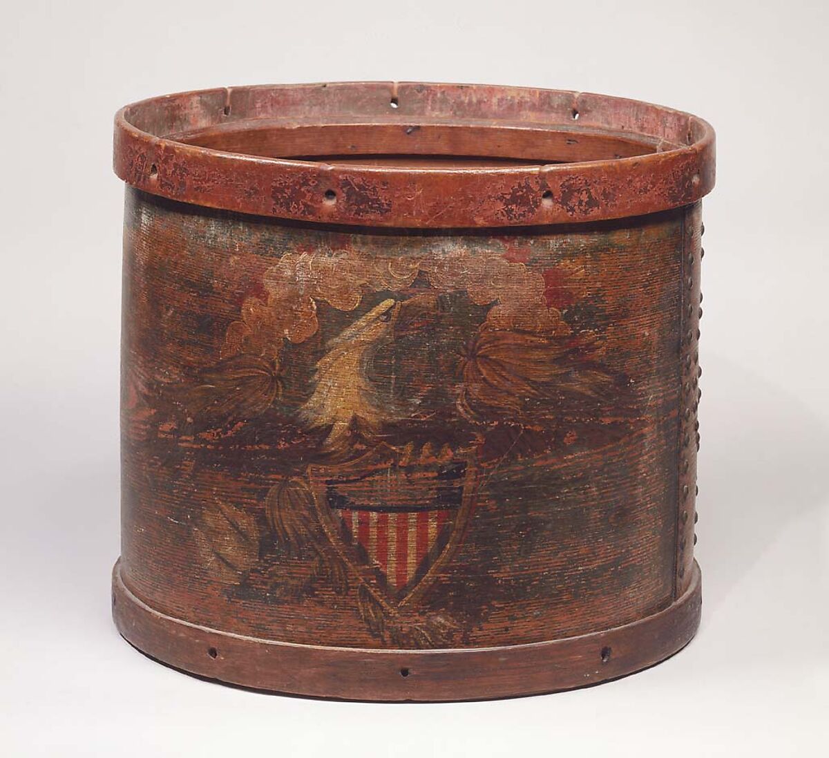Side (Snare) Drum, Wood, various materials, American 