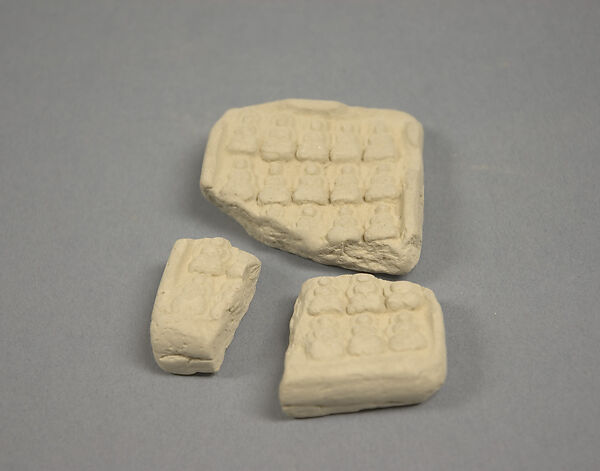 Fragments of Rectangular Tile, Buff clay, China 