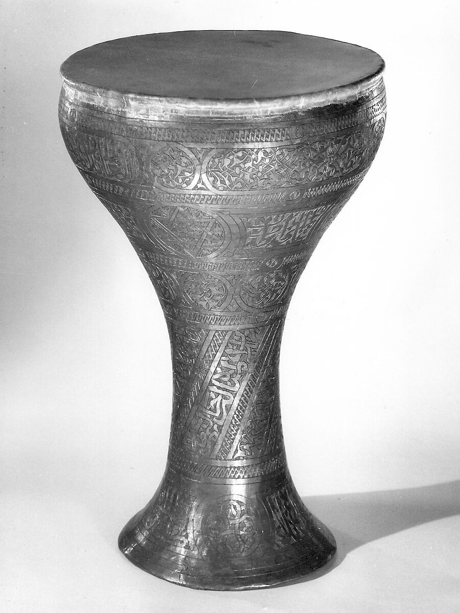 Derbouka, tambourin, Algérie, 33 cm