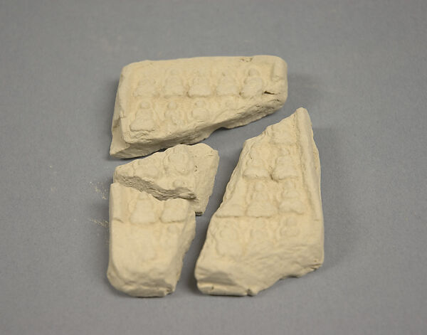 Fragments of Rectangular Tile, Buff clay, China 