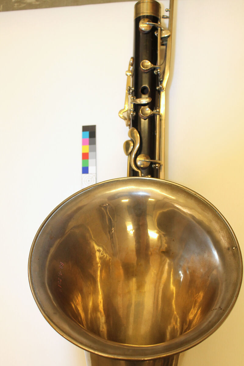 Contrat Alto Clarinet in E-flat (Clarone grande), Alessandro Maldura (Italian, active Milan 1850–1914 Milan), Grenadilla, nickel-silver, Italian