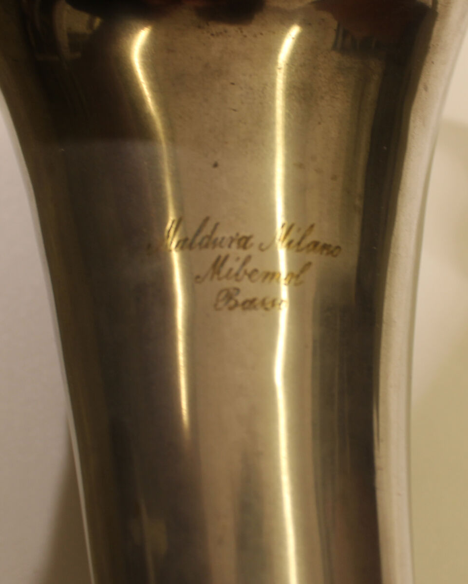 Contrat Alto Clarinet in E-flat (Clarone grande), Alessandro Maldura (Italian, active Milan 1850–1914 Milan), Grenadilla, nickel-silver, Italian