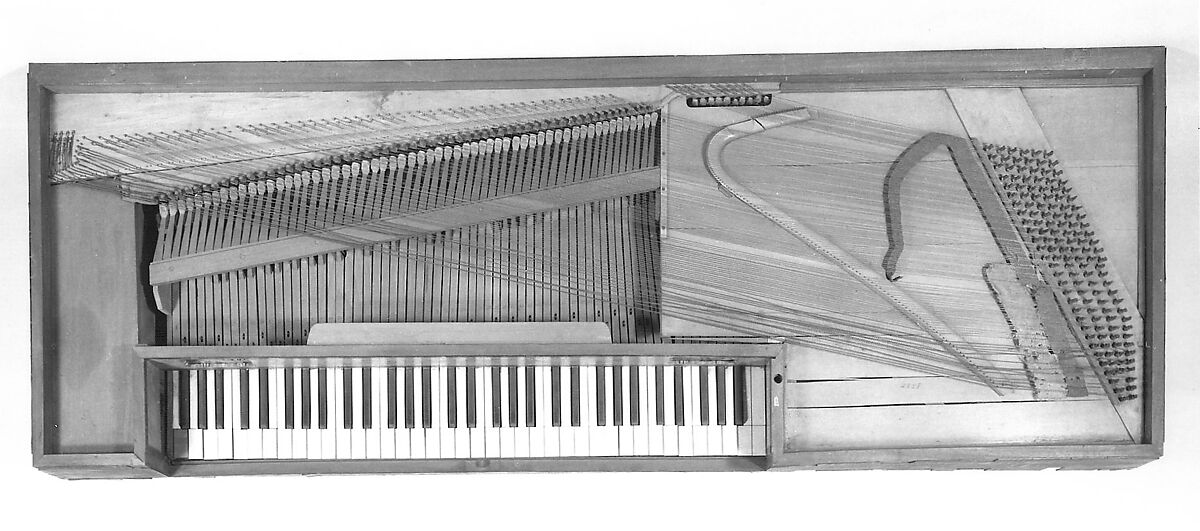 Square Piano, Benjamin Crehore (American, Milton, Massachusetts 1765–1831 Milton, Massachusetts), Mahogany, rosewood, pine, maple, iron, brass, ivory, ebony, various materials., North American, Massachusetts