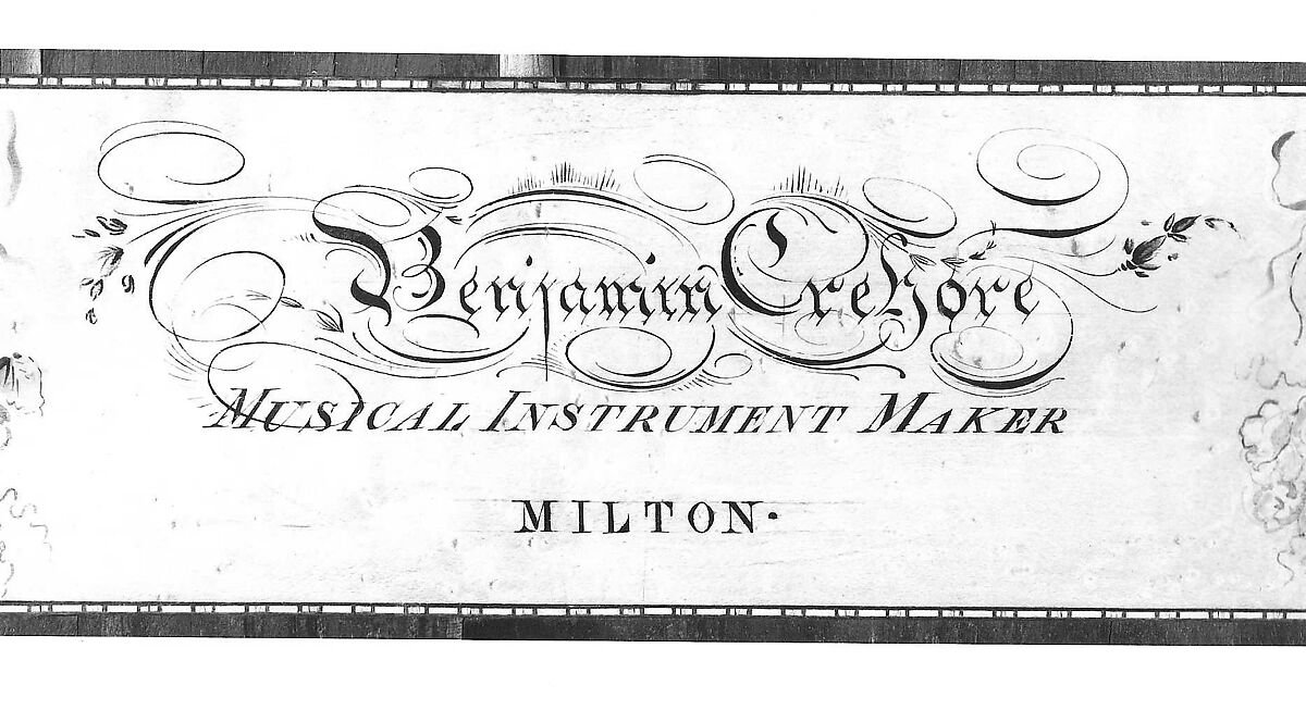 Square Piano, Benjamin Crehore (American, Milton, Massachusetts 1765–1831 Milton, Massachusetts), Mahogany, rosewood, pine, maple, iron, brass, ivory, ebony, various materials., North American, Massachusetts
