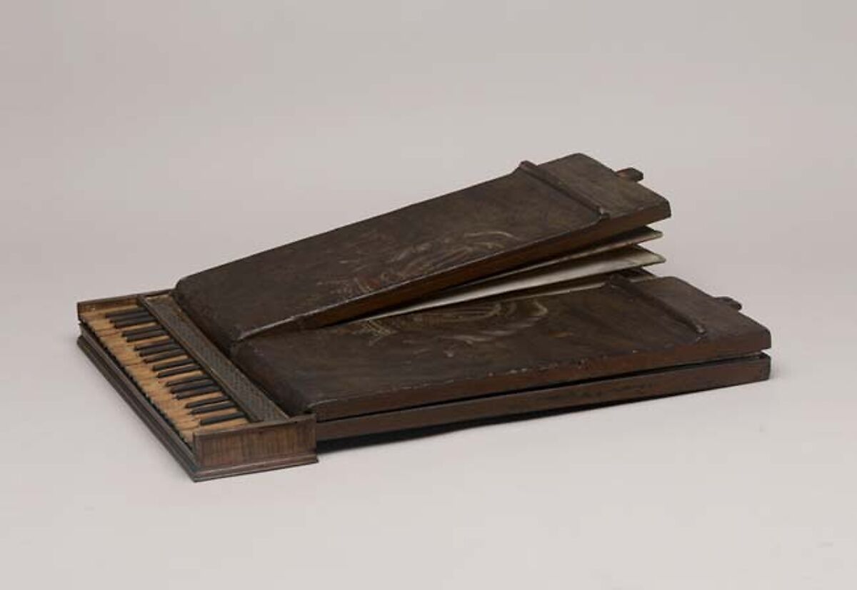 Regal, possibly Georg Voll (German, Nuremberg active ca. 1540–ca. 1575, Nuremberg), Wood, various materials, German