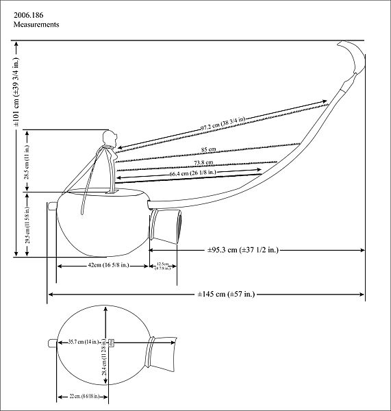 Harp, Wood, hide, metal, Senufo